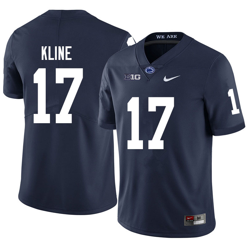 NCAA Nike Men's Penn State Nittany Lions Grayson Kline #17 College Football Authentic Navy Stitched Jersey VWB0598ME
